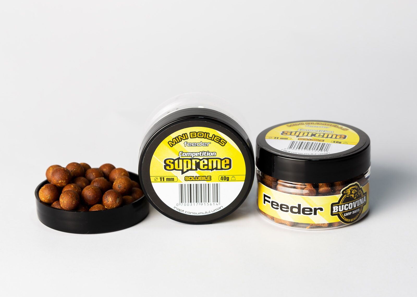 Mini boilies feeder Competition Supreme solubile 11mm - Bucovina