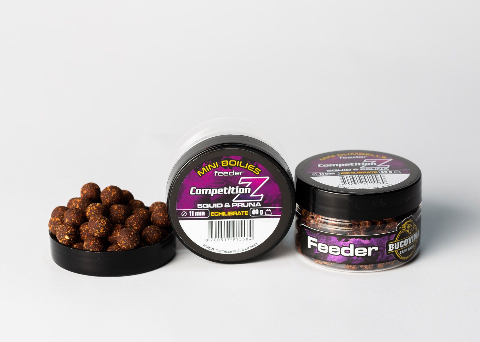Mini boilies feeder Competition Z critic echilibrate 11mm